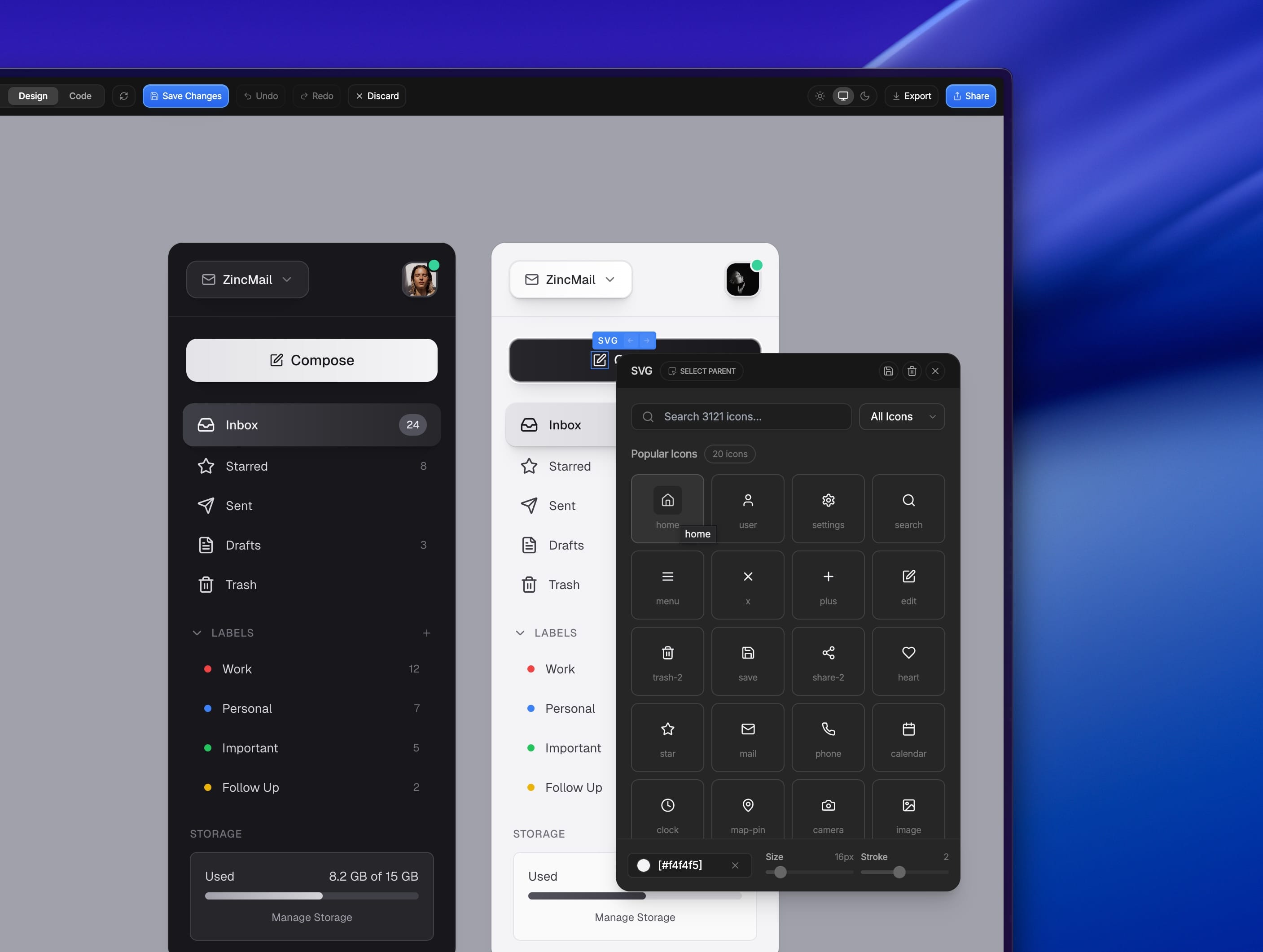 Revamped Design Experience with o3 Default Model! feature 3