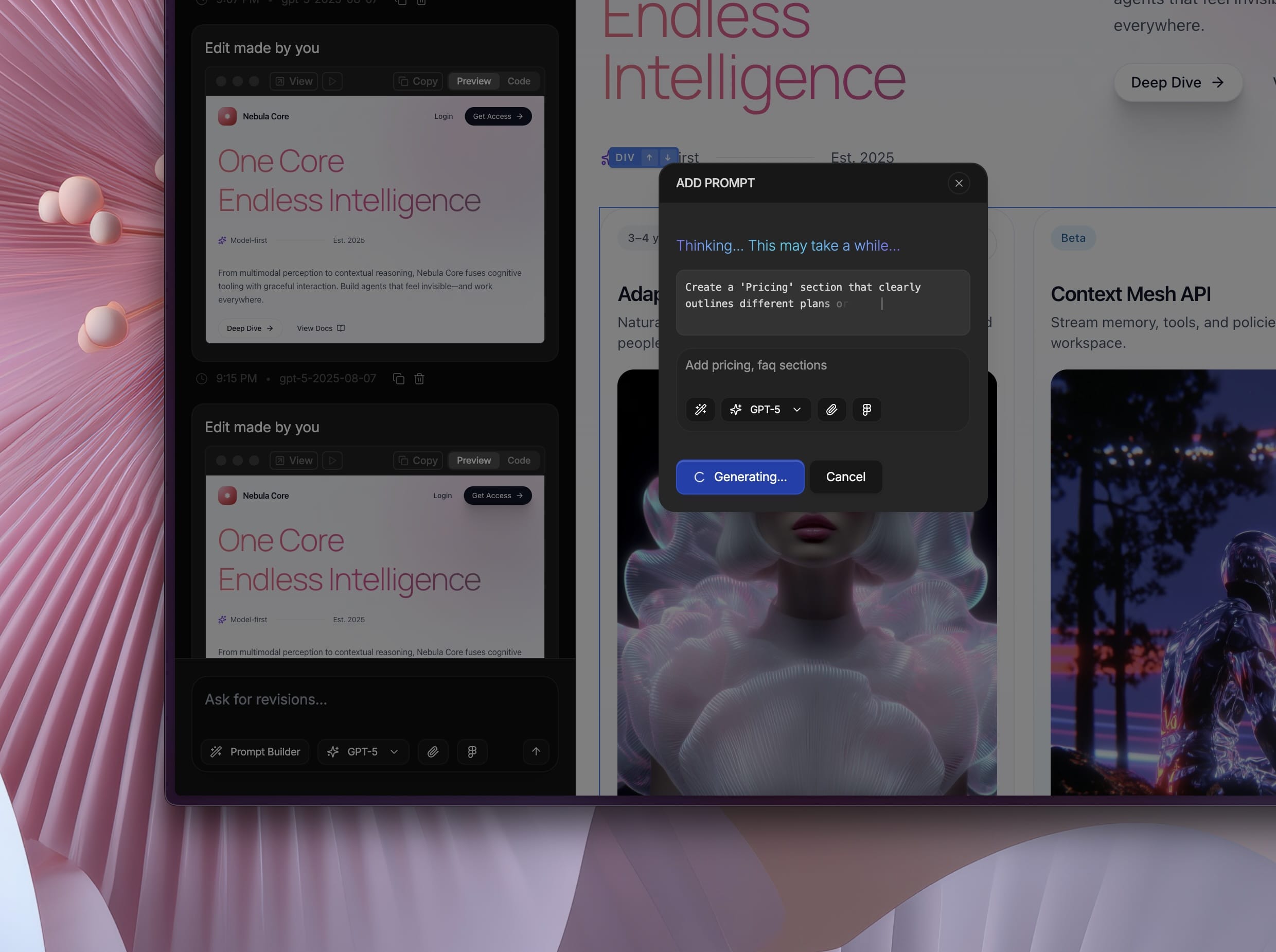 Bigger Outputs & Smarter Code: 4X Tokens, Instant Image-to-HTML main feature