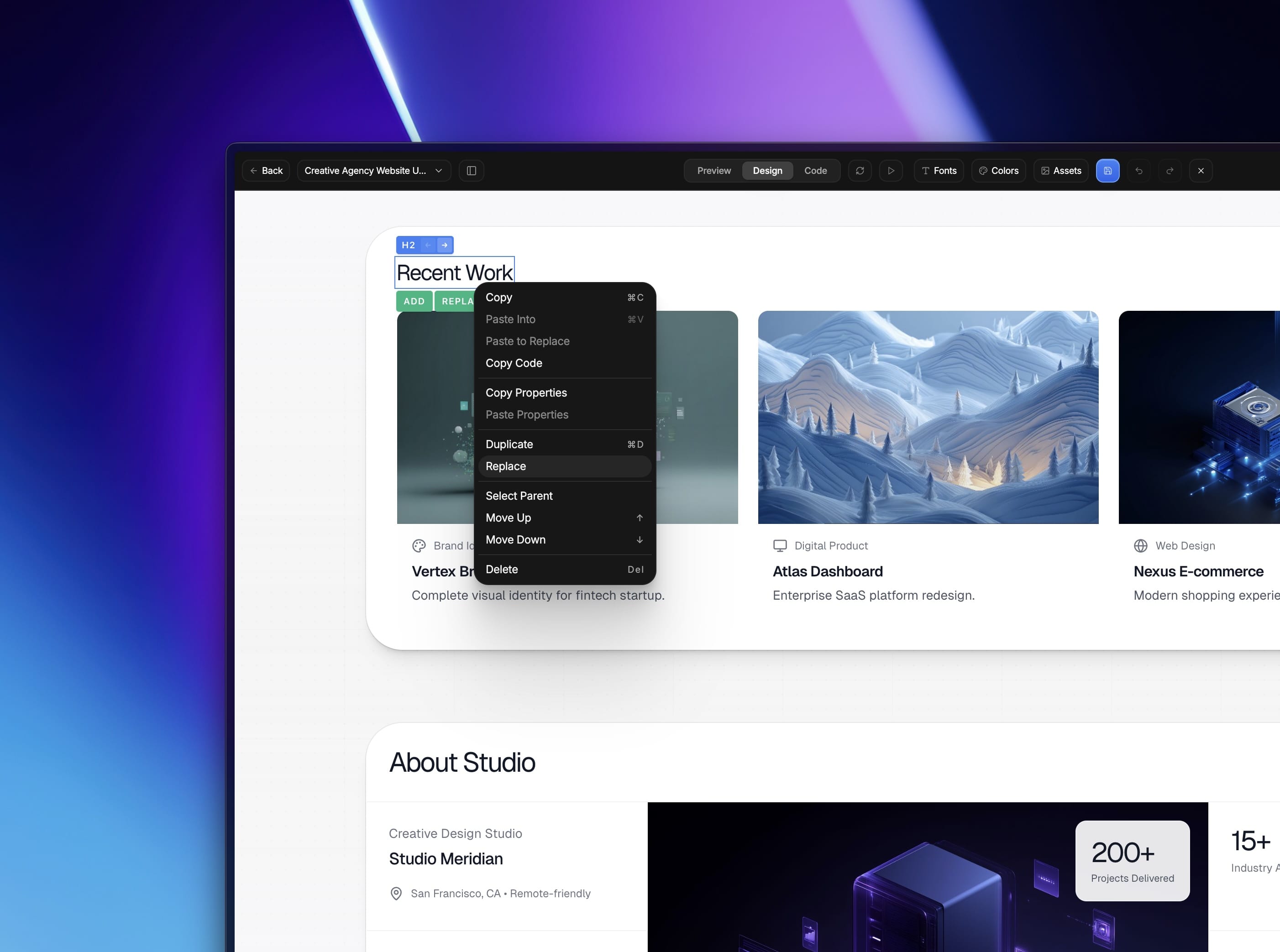 Replace with Components — Faster Design, Smarter Tools feature 2