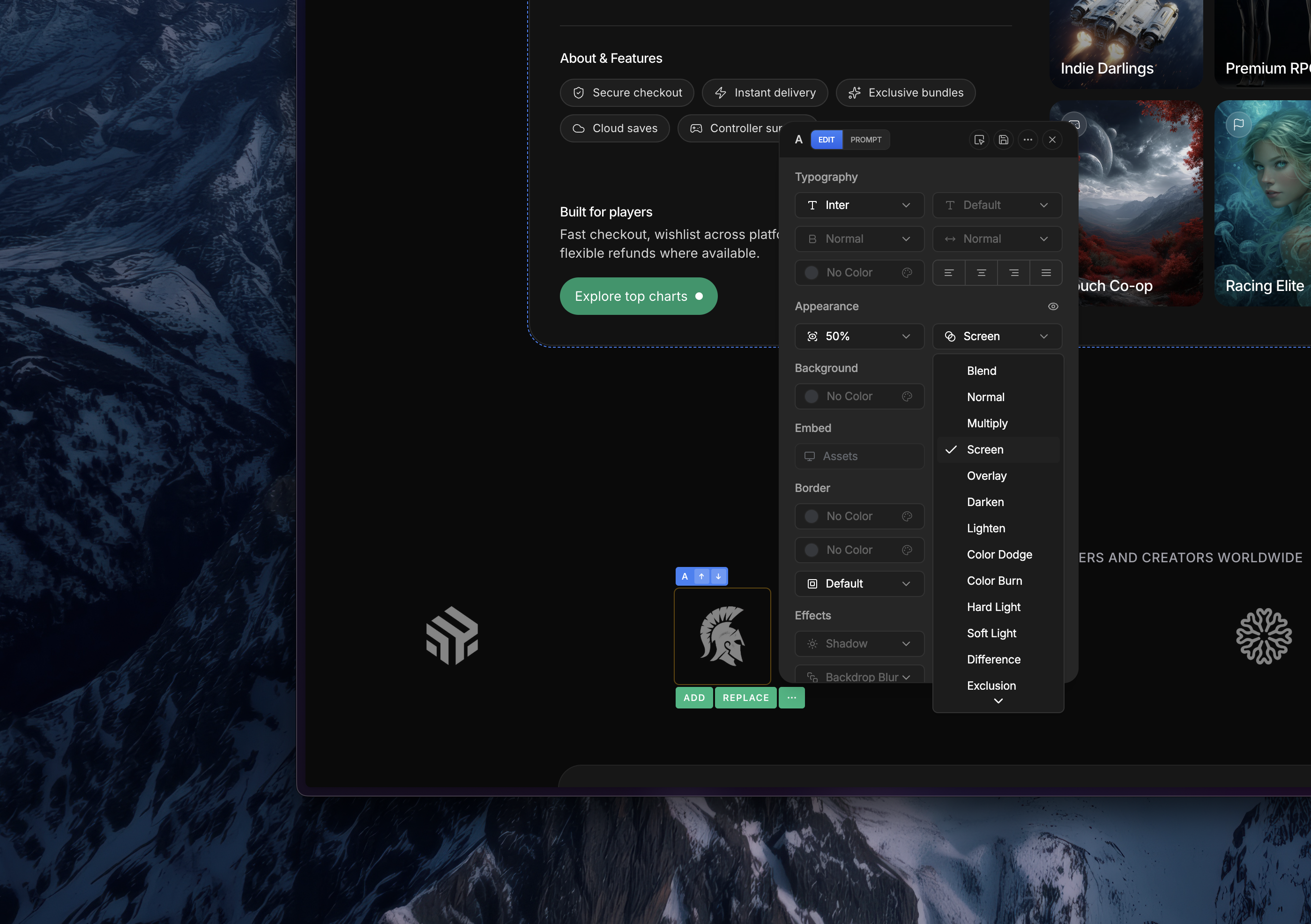 Power Plans & Pixel-Perfect Controls main feature