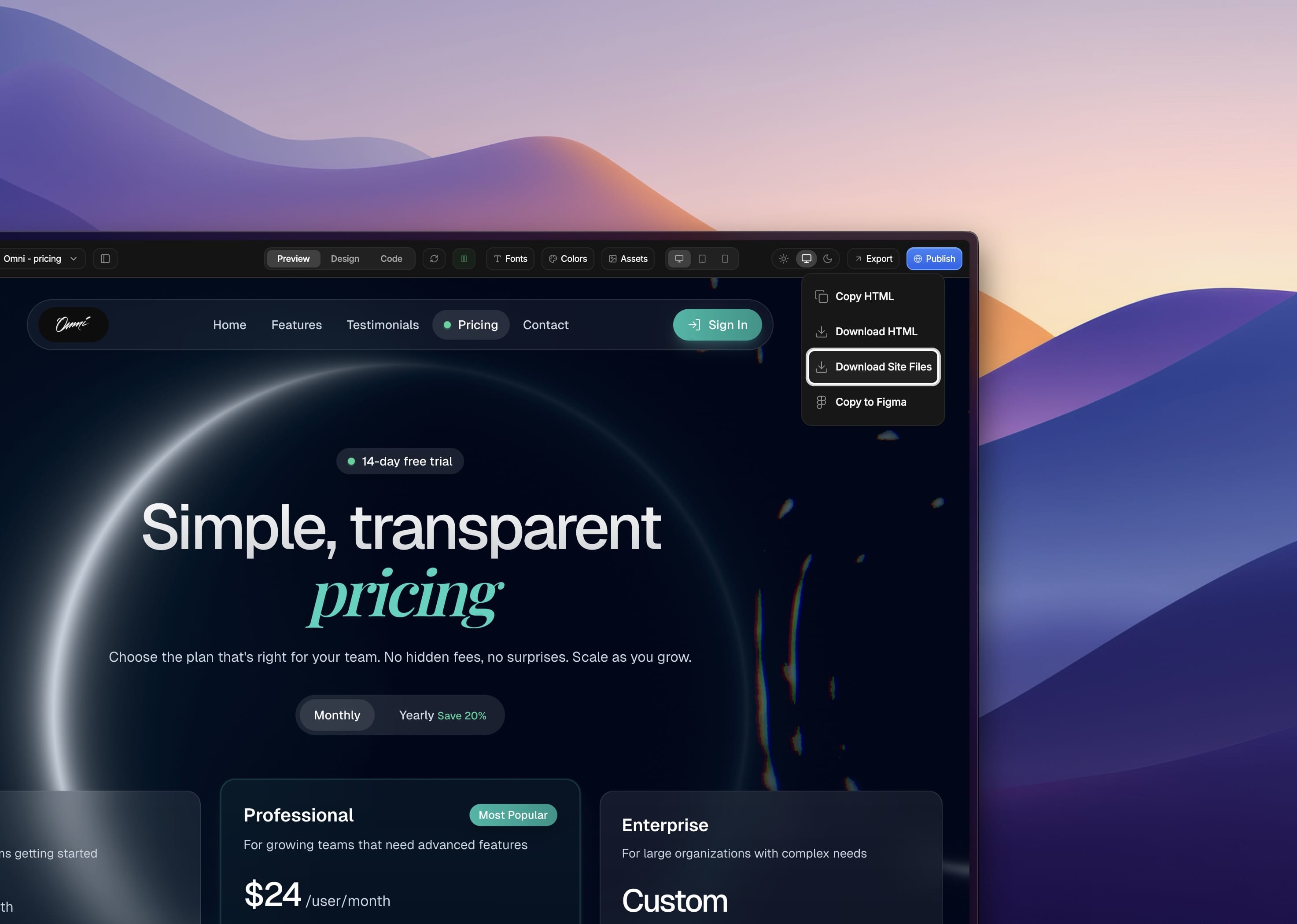 Multi‑Page Sites & Smarter Publishing feature 2