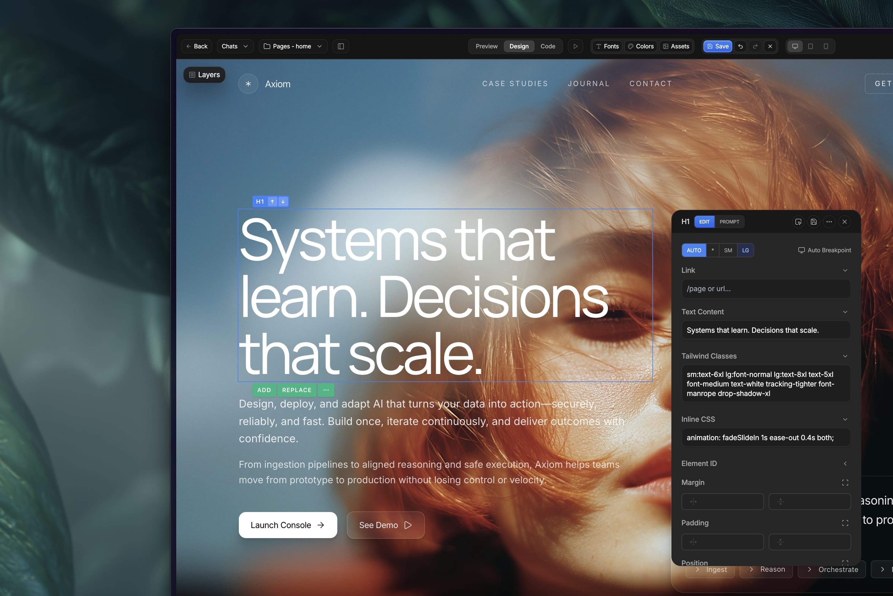 Auto Breakpoints, Measurement Overlays & Mobile Design Mode main feature