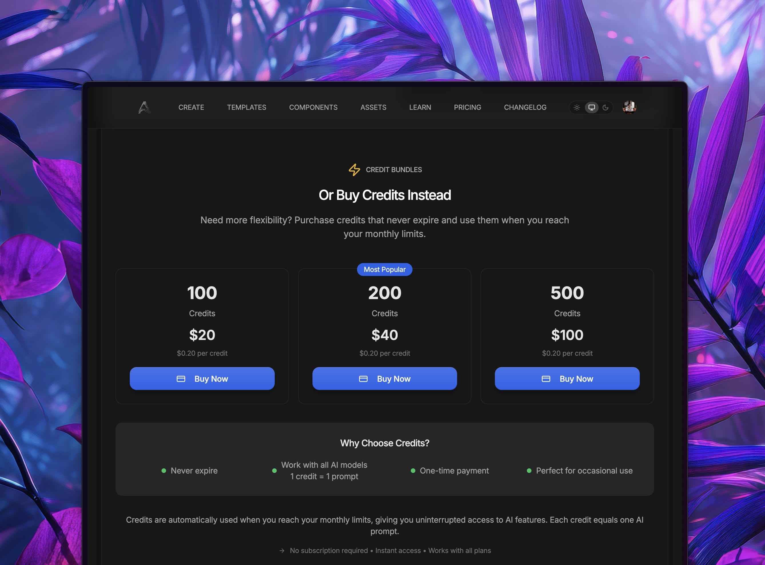Claude 4.5, Image Remixing & Lifetime Credits feature 3