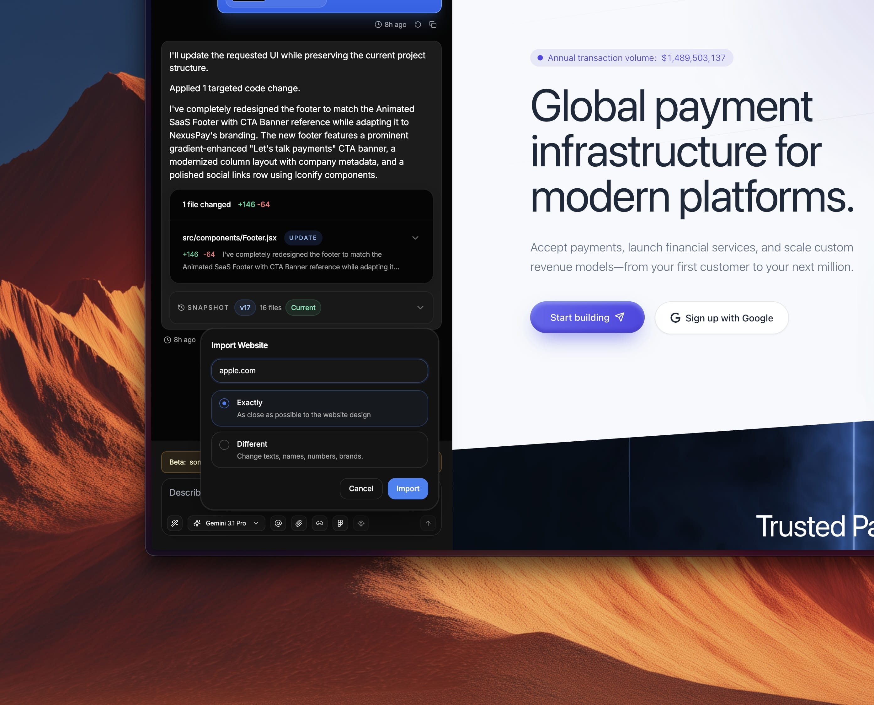 React Projects, Website Cloning, and GPT 5.4 — Build Faster feature 2