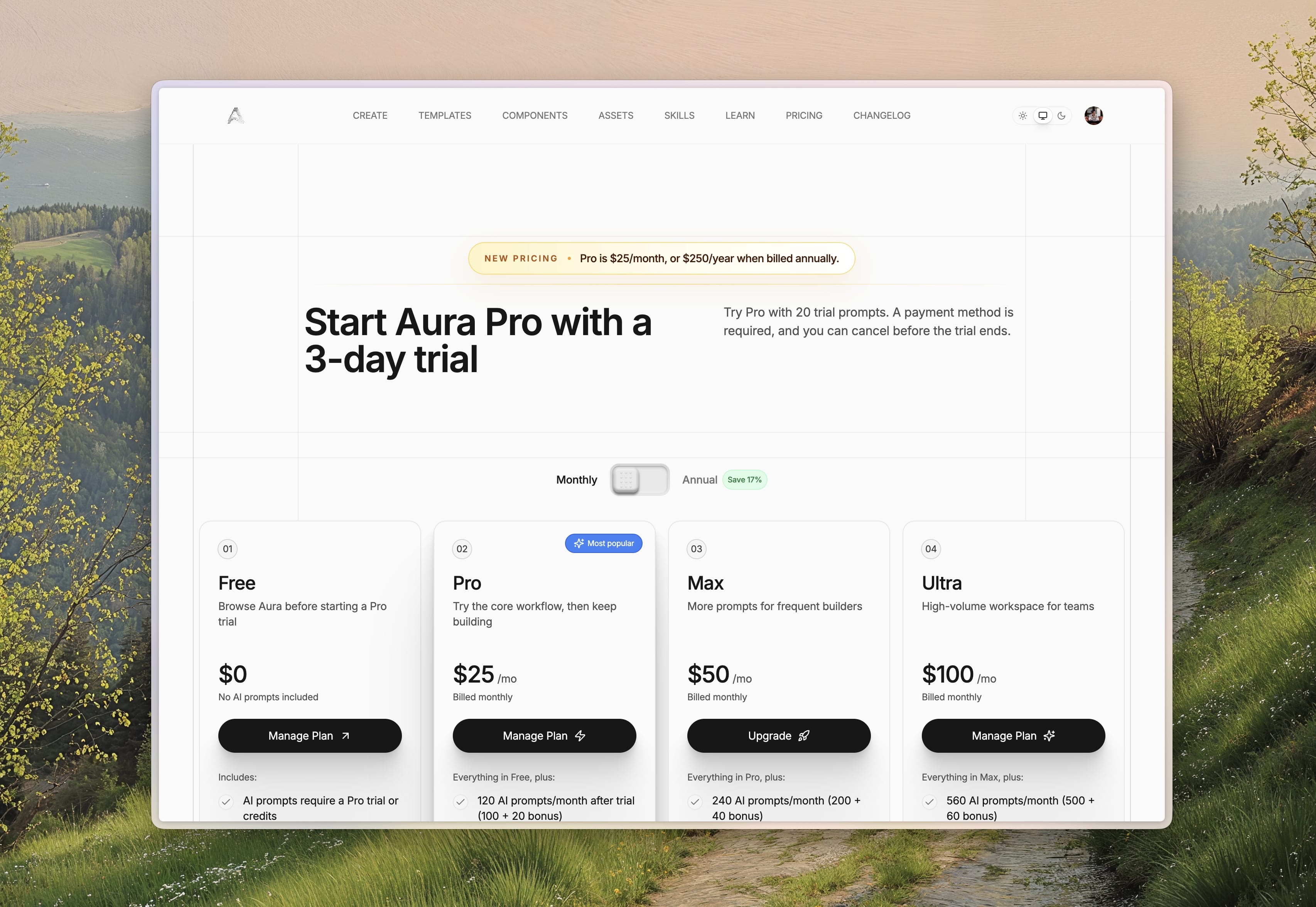 Aura 1.5.9: New AI models, Pro updates, and chat improvements feature 2