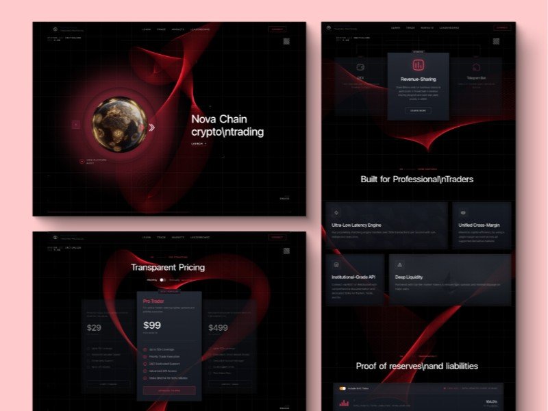Preview for NovaChain Crypto Trading Protocol Template