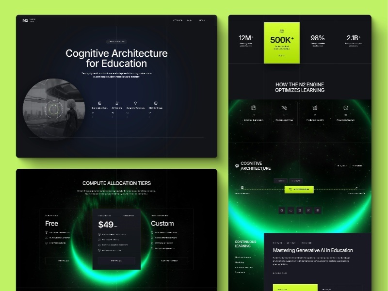 Preview for EdTech AI Landing Page Template