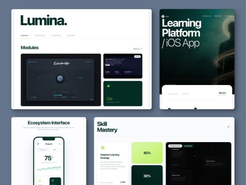 Preview for Adaptive Learning Platform Landing Page Template