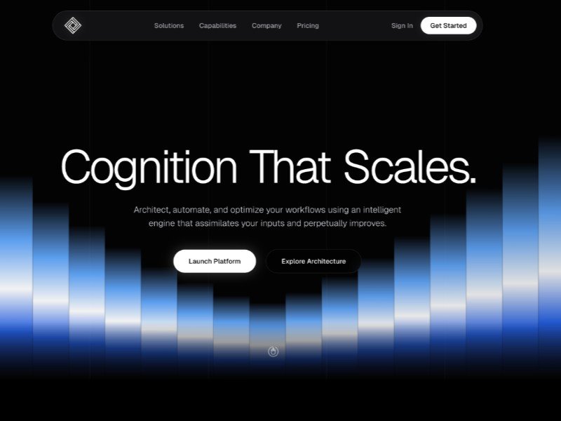 Preview for AI Infrastructure Landing Page Template
