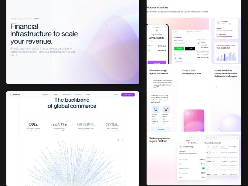Preview for Fintech SaaS Landing Page Template