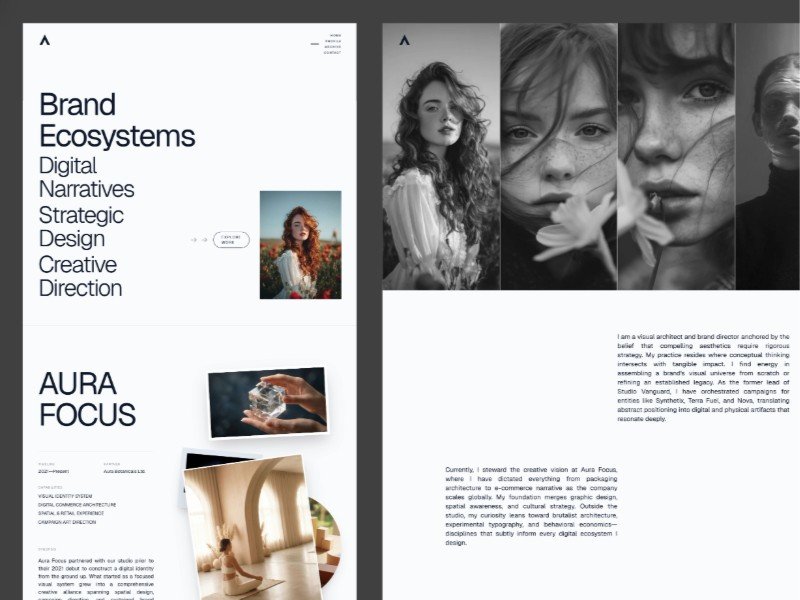 Preview for Brand Portfolio Website Template