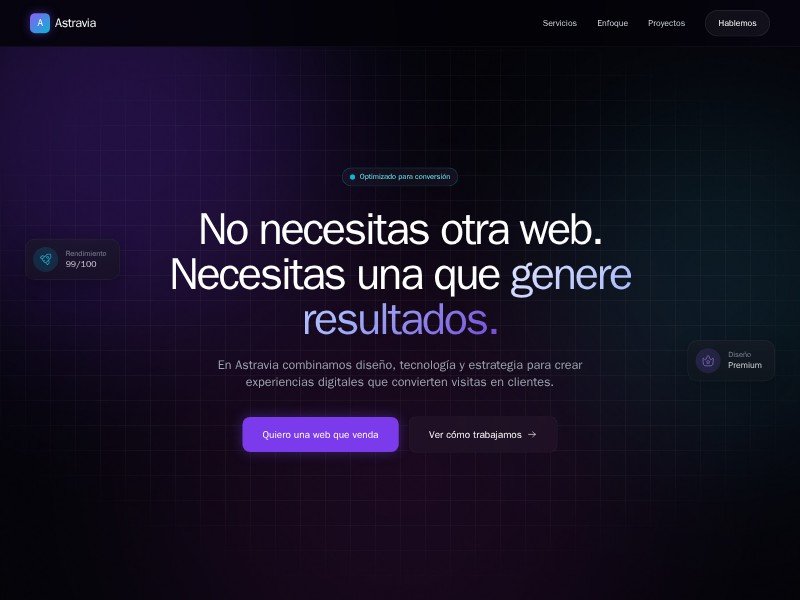 Preview for Web Agency Landing Page Template