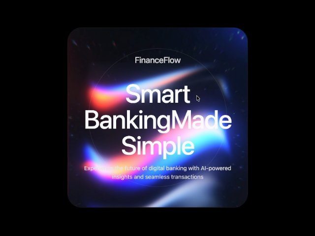 Hero Section with Animated Background