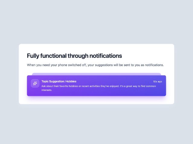 Notification Preview Card