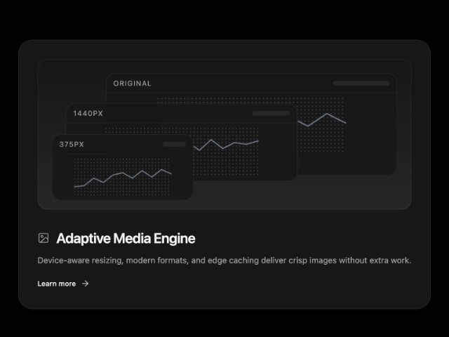 Adaptive Media Engine Feature Card