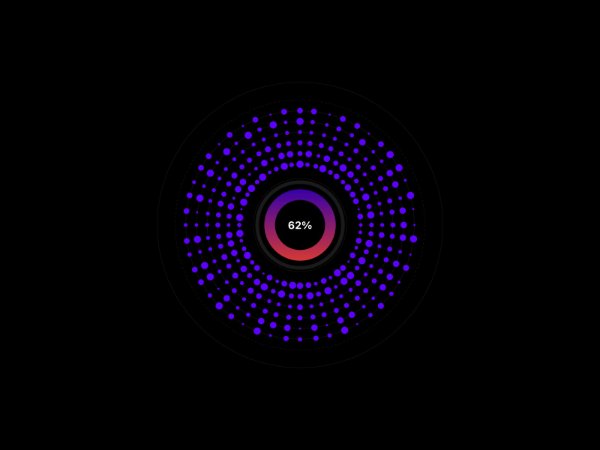 Concentric Rings Decorative SVG Illustration
