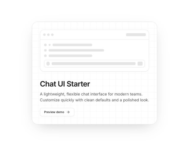 Chat UI Product Hero Section