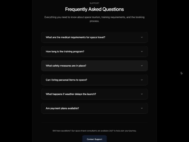 FAQ Accordion Section