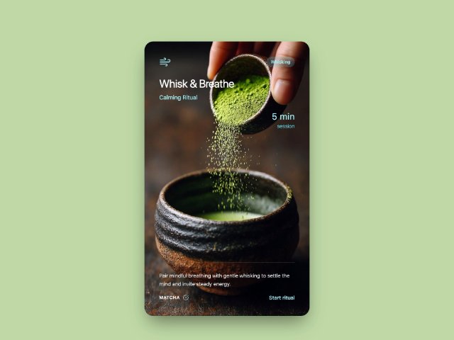 Hover-Activated Ritual Info Card with Video