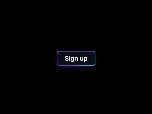 Gradient CTA Button with Multicolor Border