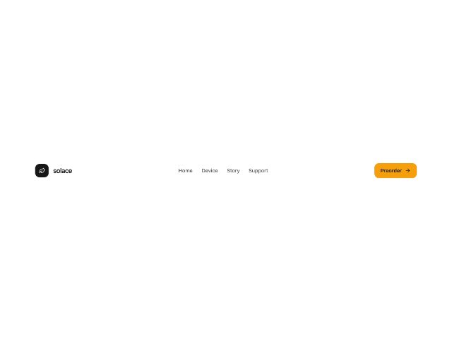Responsive Header with Logo, Nav and CTA