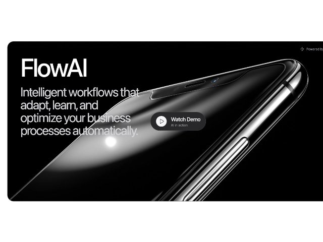 Hero Banner with AI Tagline & Demo Button