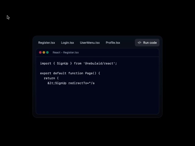 Tabbed Code Viewer with Run Button