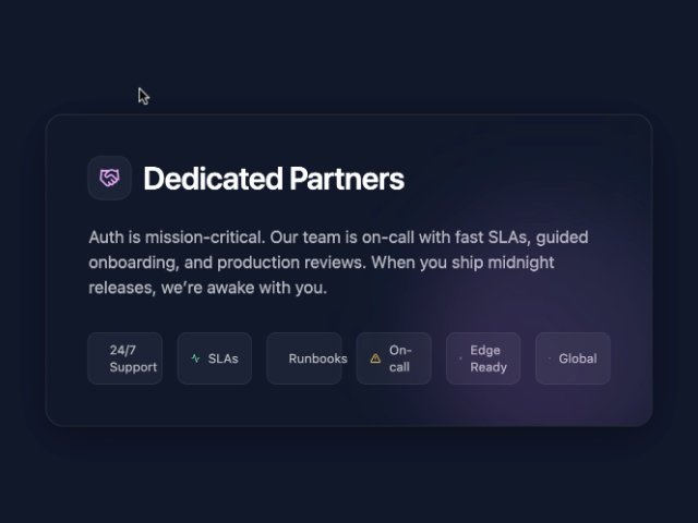 Feature Highlight Card with Icon Badges
