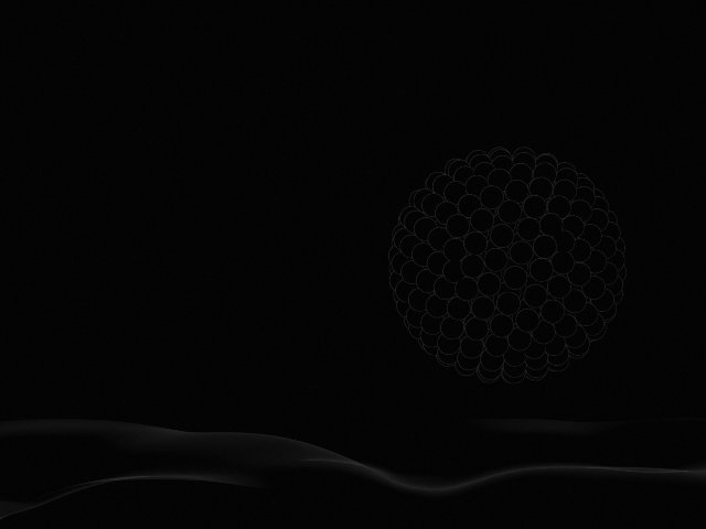 3D Balls Spline 3D Background Embed