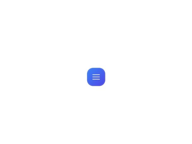 Gradient Hamburger Icon Button