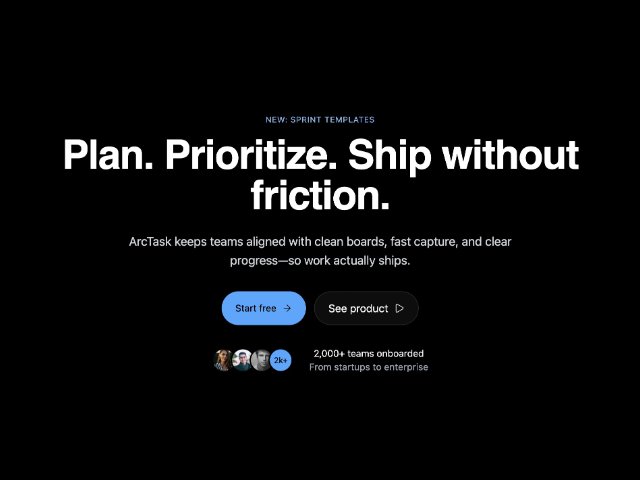 Responsive Landing Hero with CTAs & Social Proof