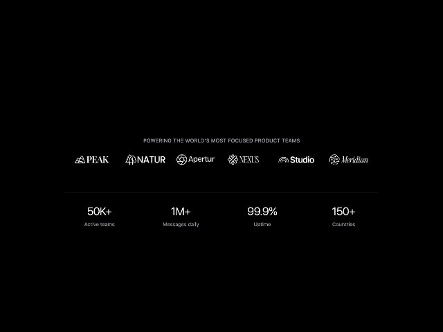 Client Logos & Key Metrics Showcase Section