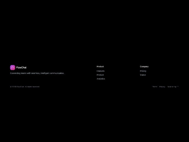 Responsive Tailwind Footer with Navigation Links