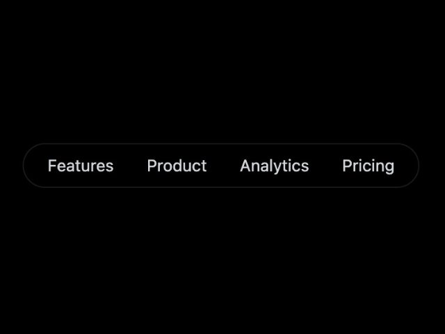 Responsive Tailwind Navigation Link Group