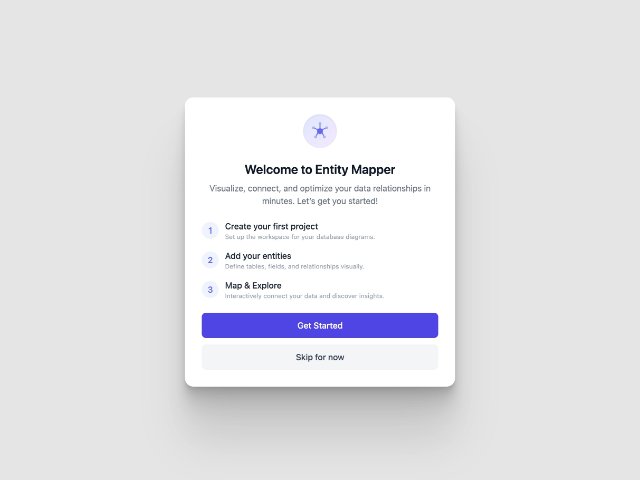 Onboarding Steps Card with Logo and CTA