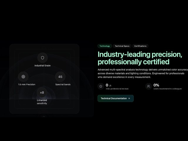 Interactive Product Feature Section with Tabs