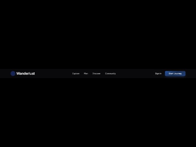 Navigation Header with Brand Logo
