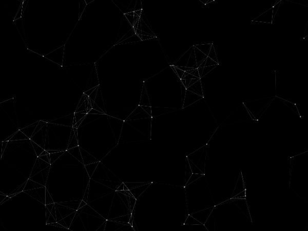 Particles Background with Full-Page Scroll Navigation