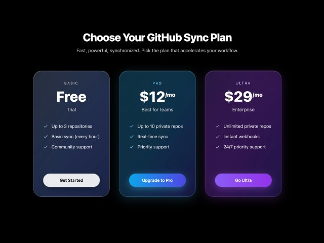 Interactive Glassmorphism Pricing Cards Section
