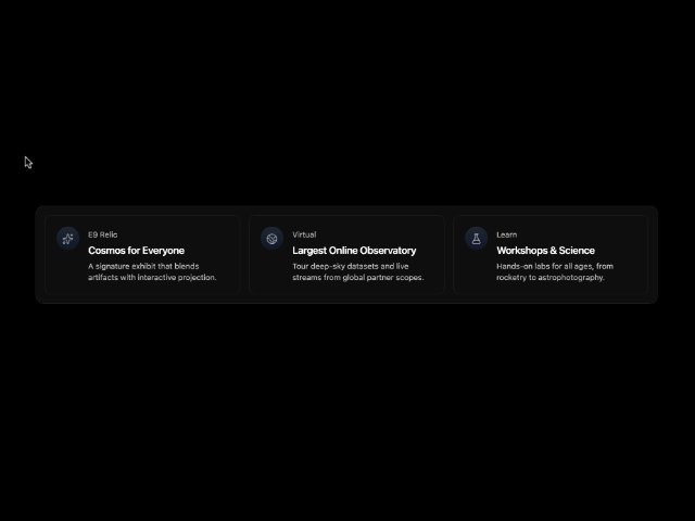 Responsive Feature Cards Section with Icons