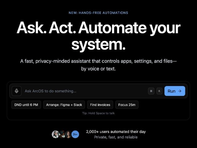 Voice-Enabled Prompt Bar Hero Section