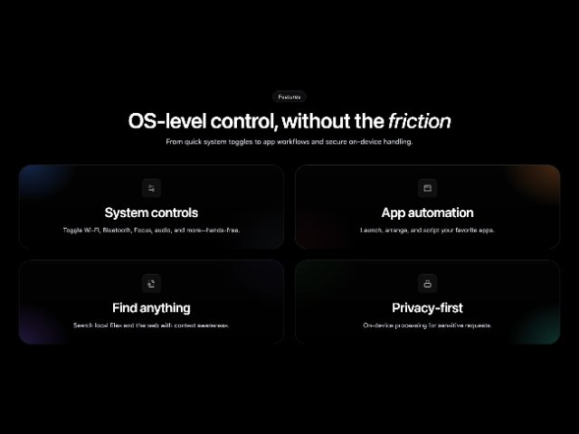 Responsive Gradient Features Section