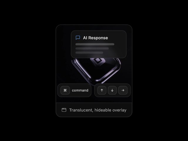 Glassmorphic Image Card with Floating HUD Overlay