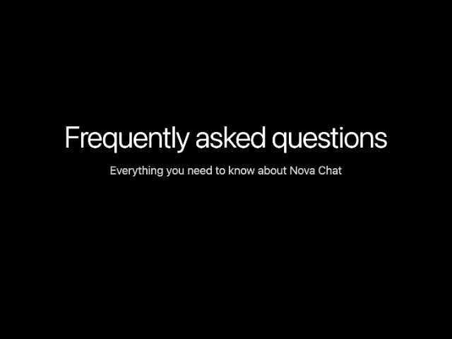 Centered FAQ Section Heading