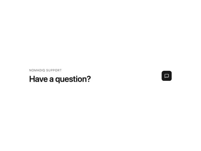 Support Section Header with Icon