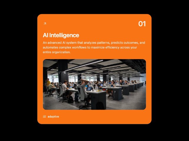 Responsive AI Intelligence Feature Card — HTML/CSS UI Component | Aura