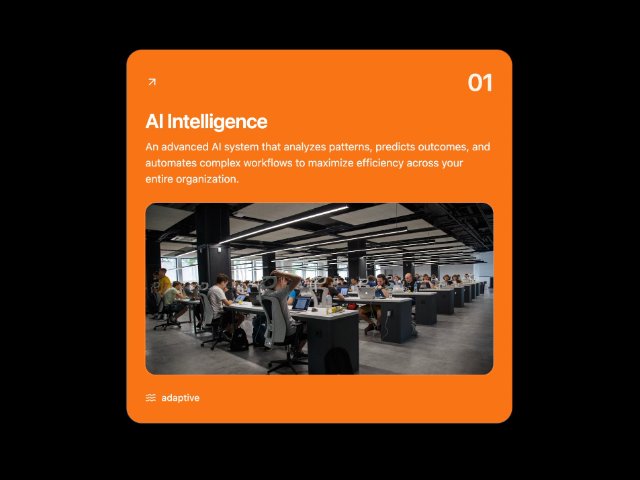 Responsive Feature Card with Image & Tag