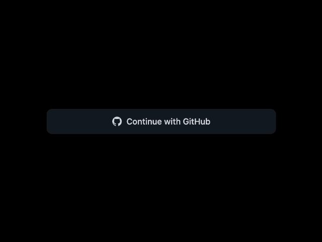 GitHub Social Login Button
