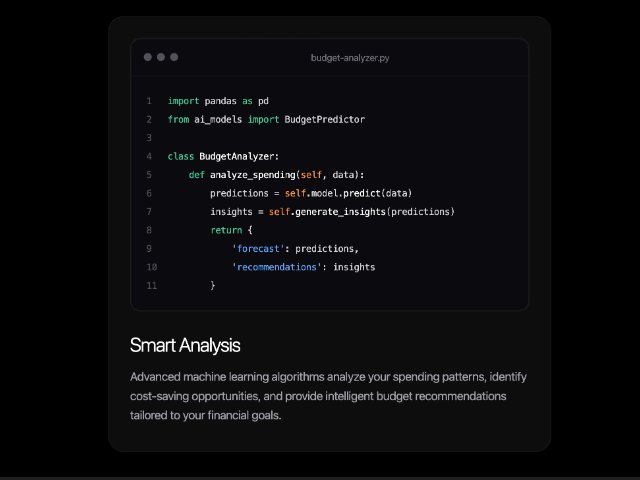 Tailwind Feature Card with Code Window