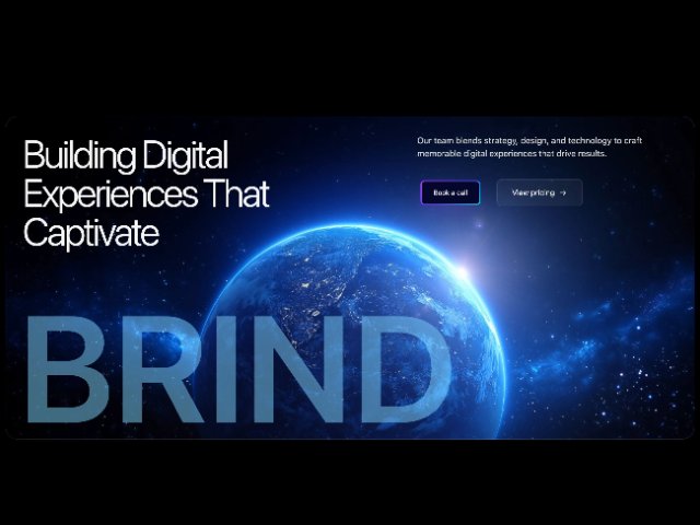 Hero Section with Image & CTA Buttons